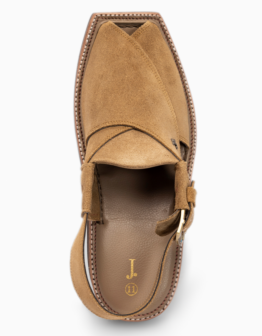 Light Green Peshawari Chappal - J. Junaid Jamshed