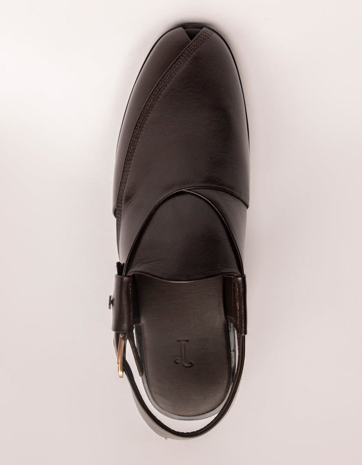 Brown Peshawari Chappal - J. Junaid Jamshed