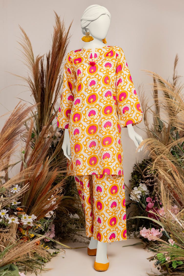 Liminal Yellow Kurti - J. Junaid Jamshed
