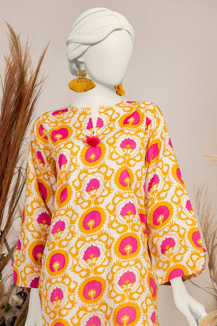 Liminal Yellow Kurti - J. Junaid Jamshed