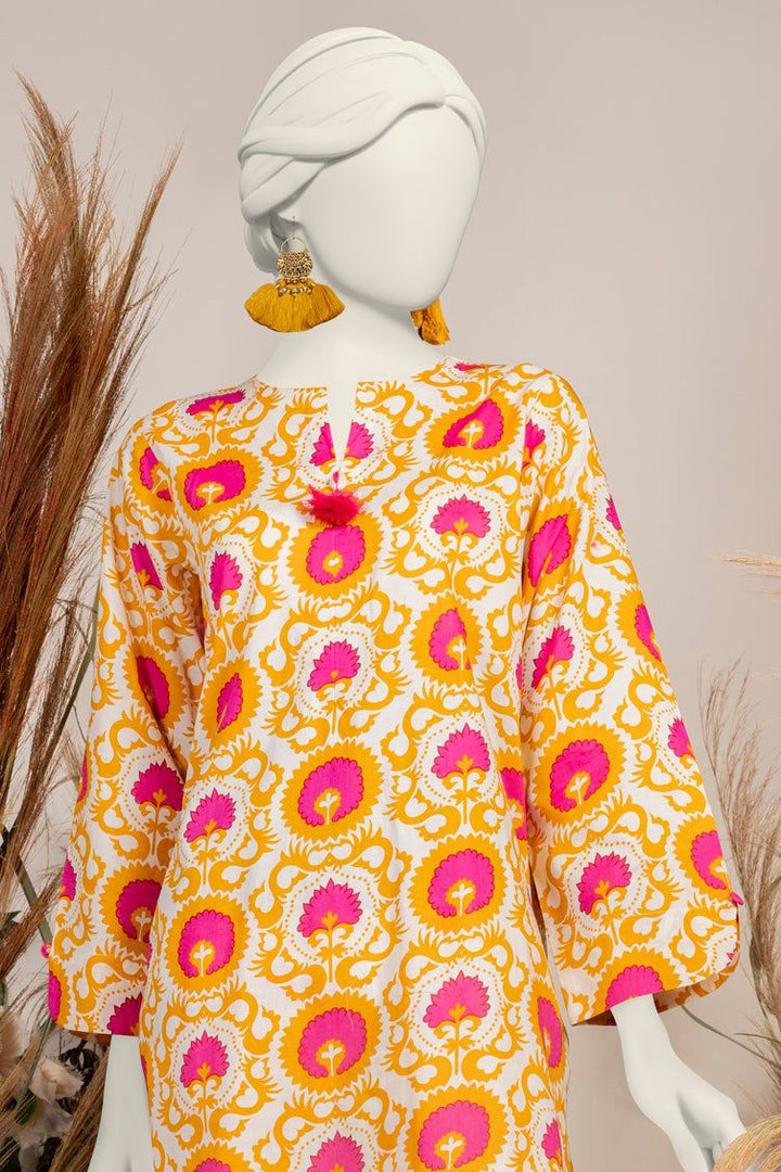 Liminal Yellow Kurti - J. Junaid Jamshed