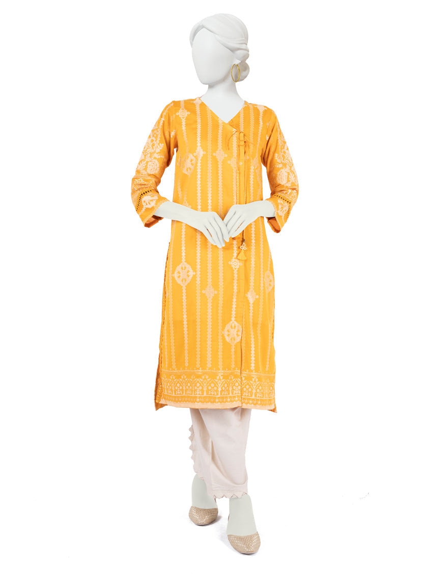 Jacquard Chrome Kurti - J. Junaid Jamshed