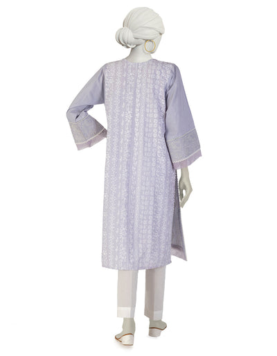 Lawn Purple Kurti - J. Junaid Jamshed