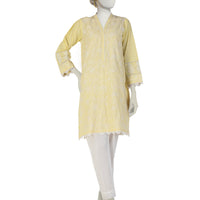 Lawn Yellow Kurti - J. Junaid Jamshed