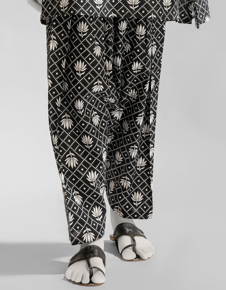 Lawn Black Shalwar - J. Junaid Jamshed