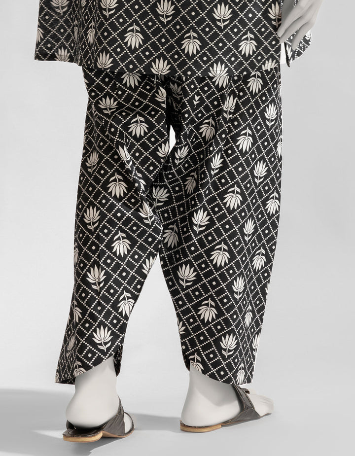 Lawn Black Shalwar - J. Junaid Jamshed