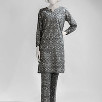 Lawn Black Kurti - J. Junaid Jamshed