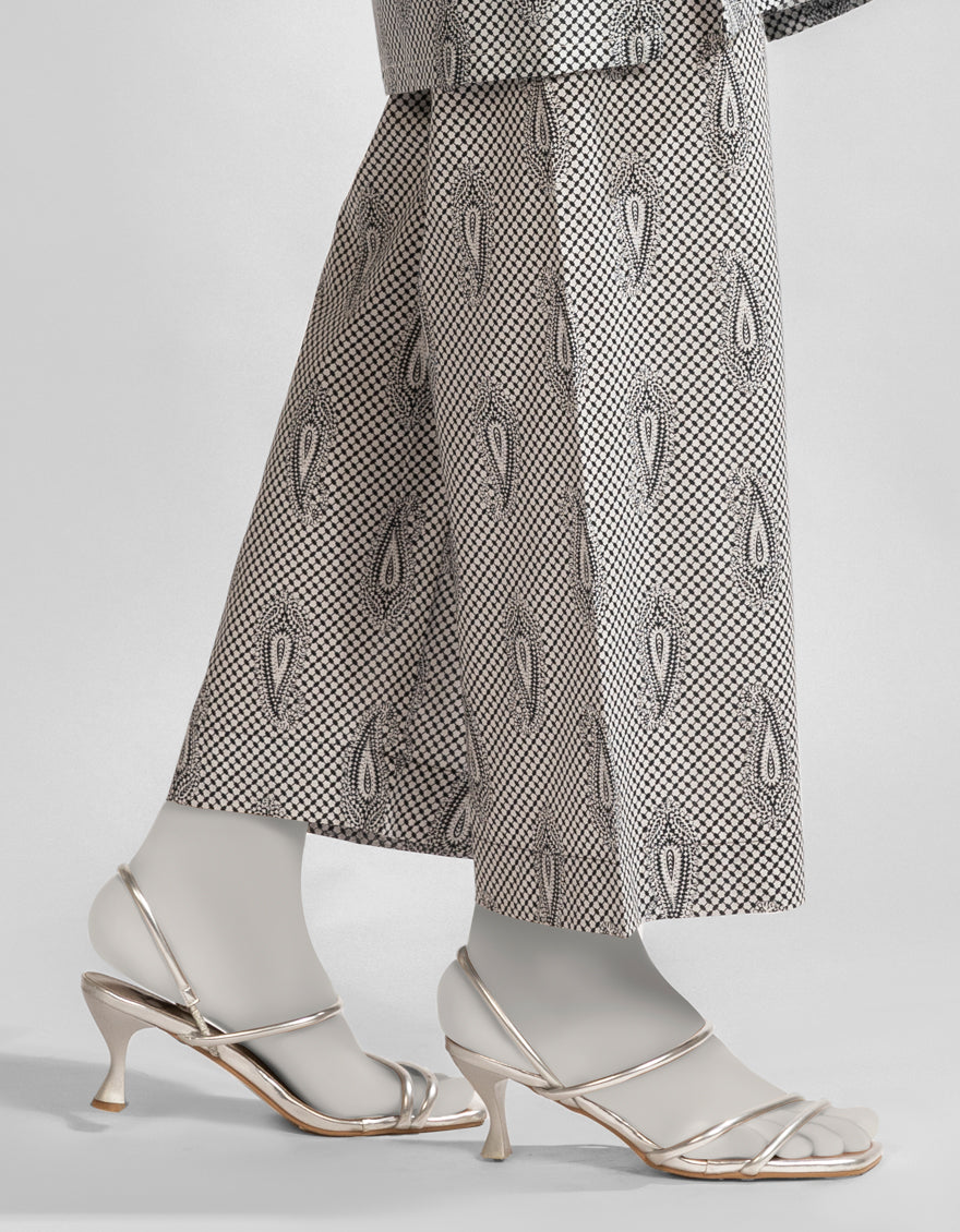 Lawn White Trouser - J. Junaid Jamshed