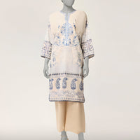 Lawn Indigo Kurti - J. Junaid Jamshed
