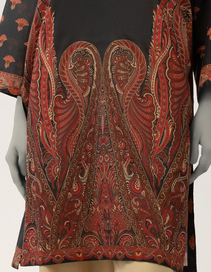 Lawn Black Kurti - J. Junaid Jamshed