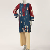 Lawn Blue Kurti - J. Junaid Jamshed
