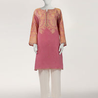 Lawn Pink Kurti - J. Junaid Jamshed