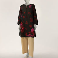 Lawn Black Kurti - J. Junaid Jamshed