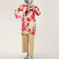 Lawn Multicolor Kurti - J. Junaid Jamshed