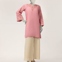 Lawn Pink Kurti - J. Junaid Jamshed