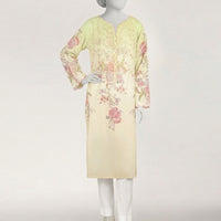 Lawn Green Kurti - J. Junaid Jamshed