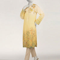 Lawn Yellow Kurti - J. Junaid Jamshed
