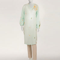 Lawn Sea Green Kurti - J. Junaid Jamshed