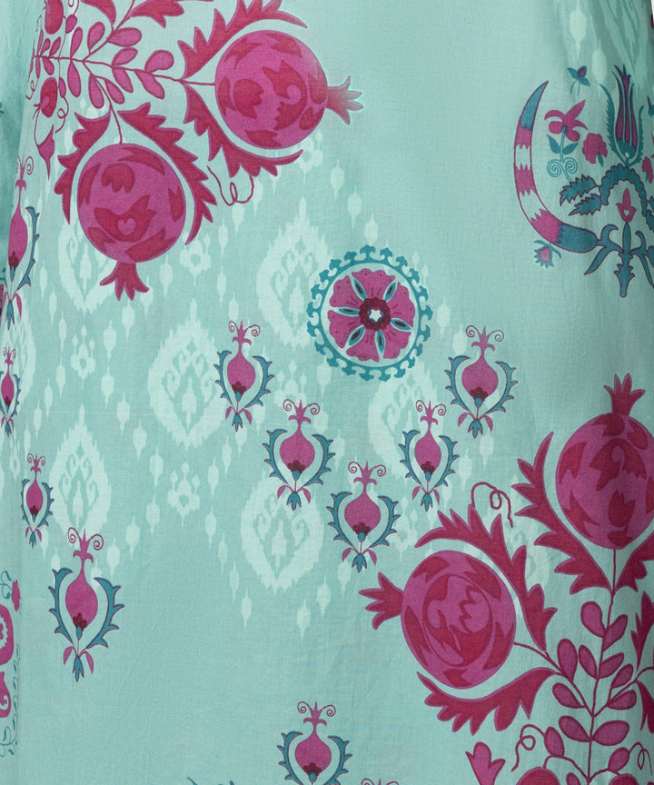 Lawn Green Kurti - J. Junaid Jamshed