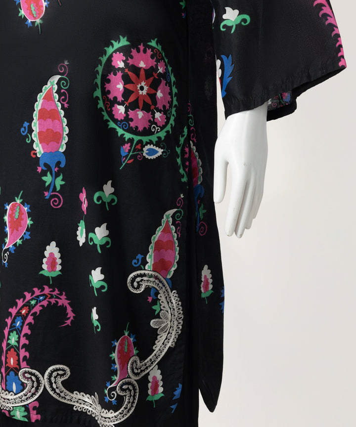 Lawn Black Kurti - J. Junaid Jamshed