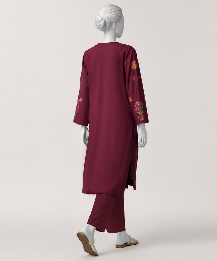 Lawn Plum Kurti - J. Junaid Jamshed