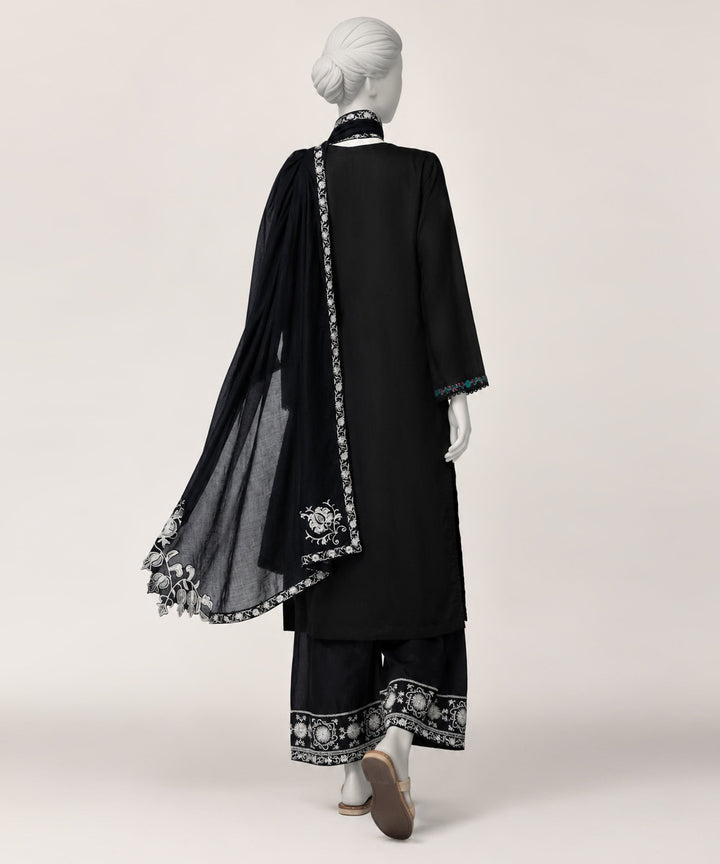 Lawn Black Kurti - J. Junaid Jamshed