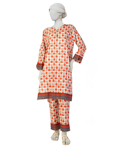 Lawn Brown Kurti- J. Junaid Jamshed