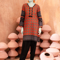 Lawn Multicolor Unstitched Suit - J. Junaid Jamshed