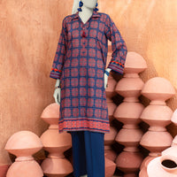 Lawn Multicolor Unstitched Suit - J. Junaid Jamshed