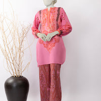 Lawn Pink Stitched Suit - J. Junaid Jamshed