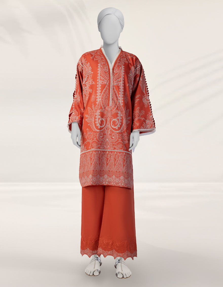 Cambric Multicolor Unstitched Suit - J. Junaid Jamshed