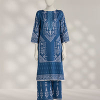Cambric Multicolor Unstitched Suit - J. Junaid Jamshed