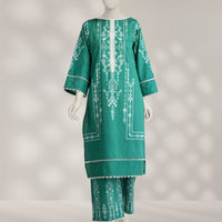 Cambric Multicolor Unstitched Suit - J. Junaid Jamshed