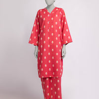 Khaddar Pink Stitched Suit - J. Junaid Jamshed