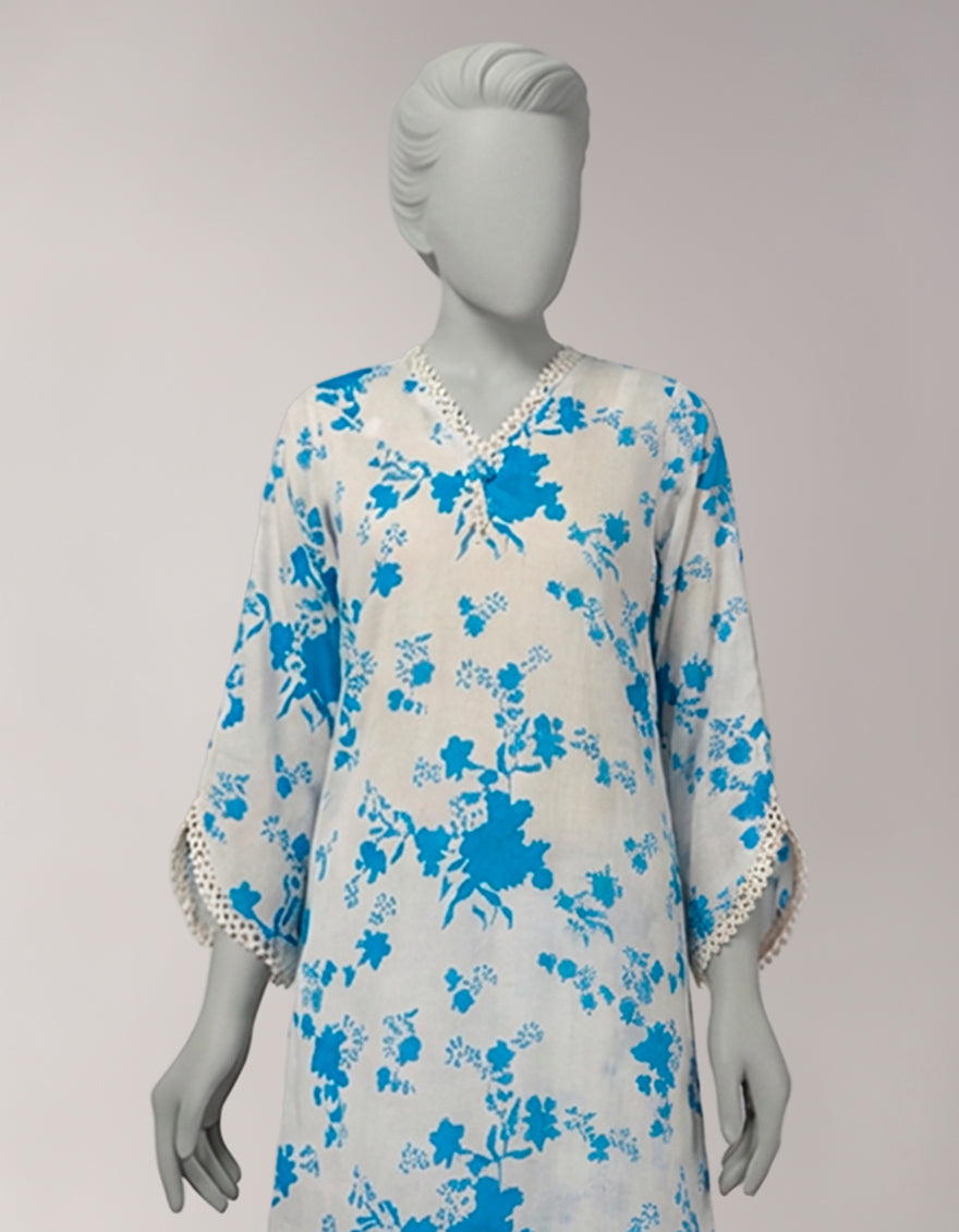 Lawn Multicolor Unstitched Suit - J. Junaid Jamshed