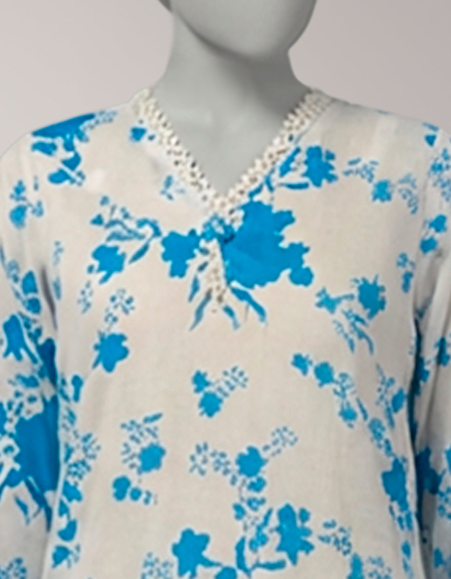 Lawn Multicolor Unstitched Suit - J. Junaid Jamshed