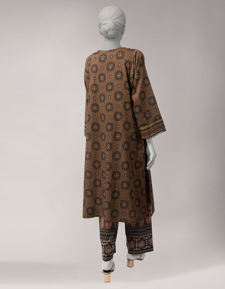 Lawn Multicolor Unstitched Suit - J. Junaid Jamshed