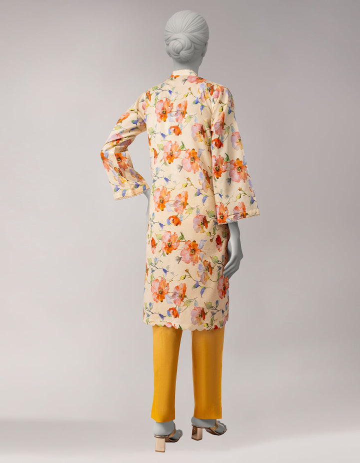 Lawn Multicolor Unstitched Suit - J. Junaid Jamshed