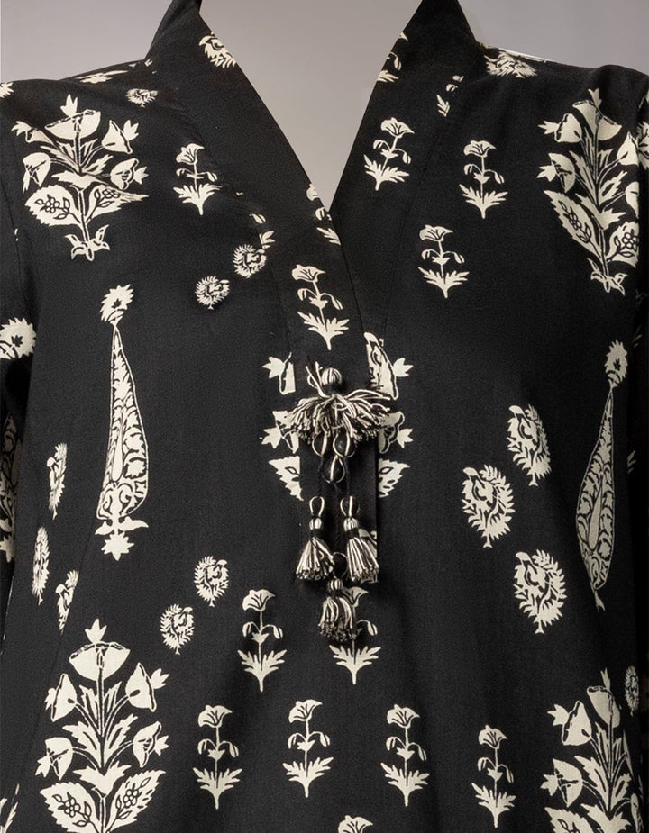 Lawn Multicolor Unstitched Suit - J. Junaid Jamshed