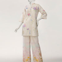 Seersucker Pink Stitched Suit - J. Junaid Jamshed
