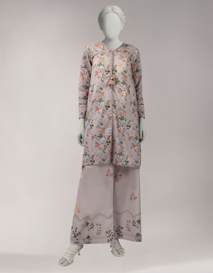 Lawn Multicolor Unstitched Suit - J. Junaid Jamshed