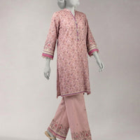 Lawn Multicolor Unstitched Suit - J. Junaid Jamshed
