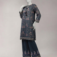 Lawn Multicolor Unstitched Suit - J. Junaid Jamshed