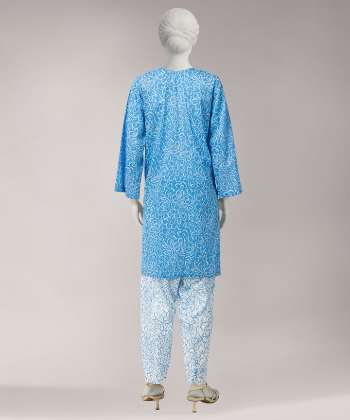 Lawn Multicolor Unstitched Suit - J. Junaid Jamshed