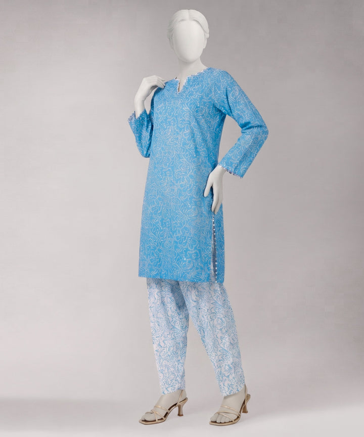 Lawn Multicolor Unstitched Suit - J. Junaid Jamshed