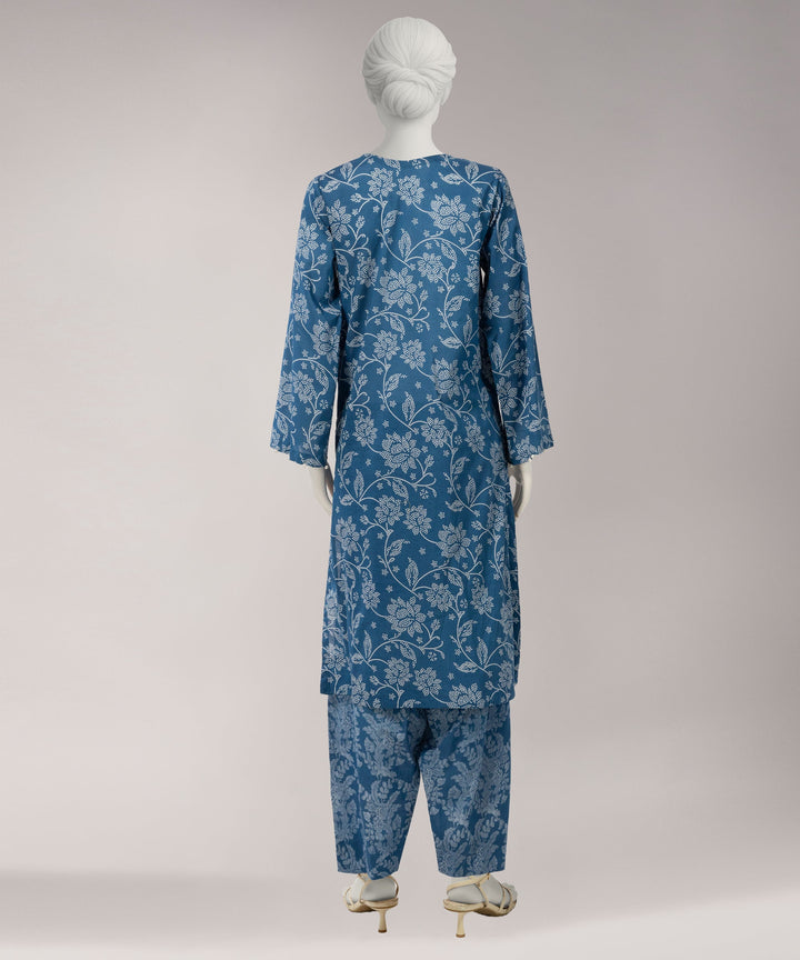 Lawn Multicolor Unstitched Suit - J. Junaid Jamshed