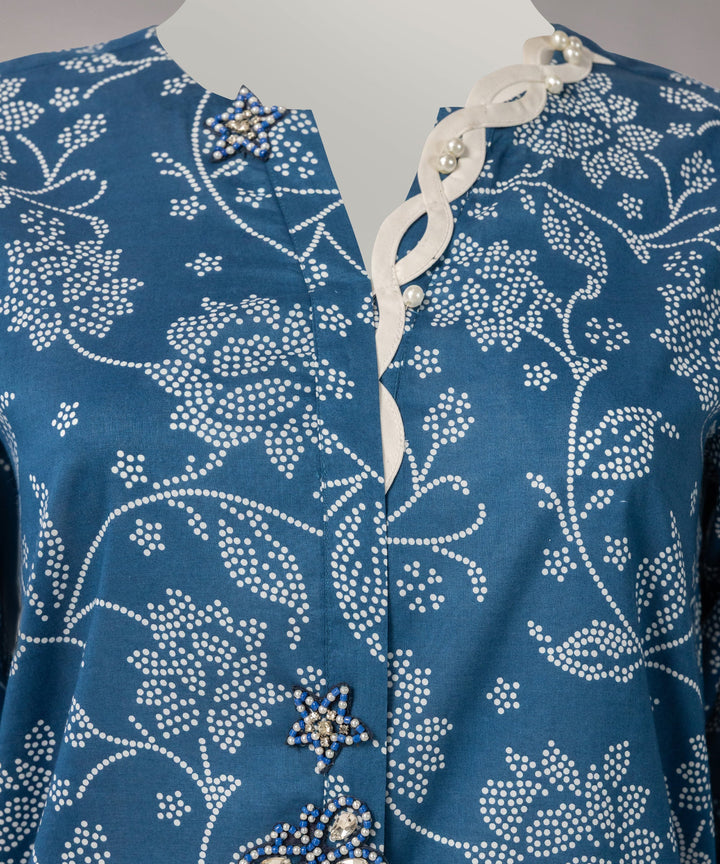Lawn Multicolor Unstitched Suit - J. Junaid Jamshed