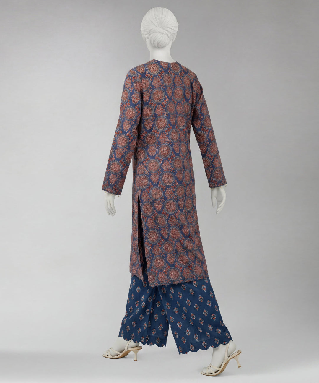 Lawn Multicolor Unstitched Suit - J. Junaid Jamshed