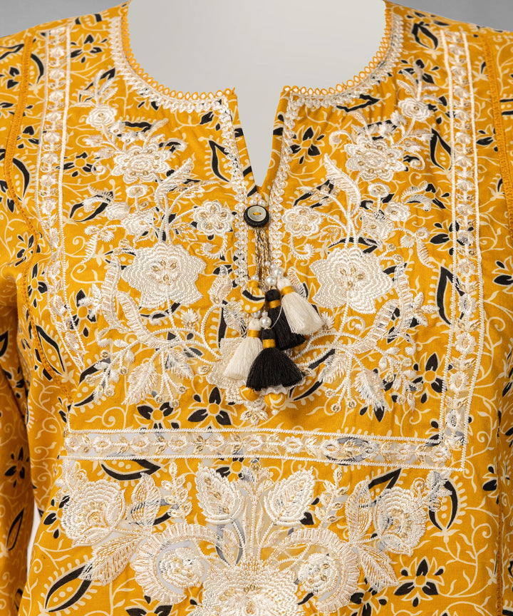 Lawn Multicolor Unstitched Suit - J. Junaid Jamshed