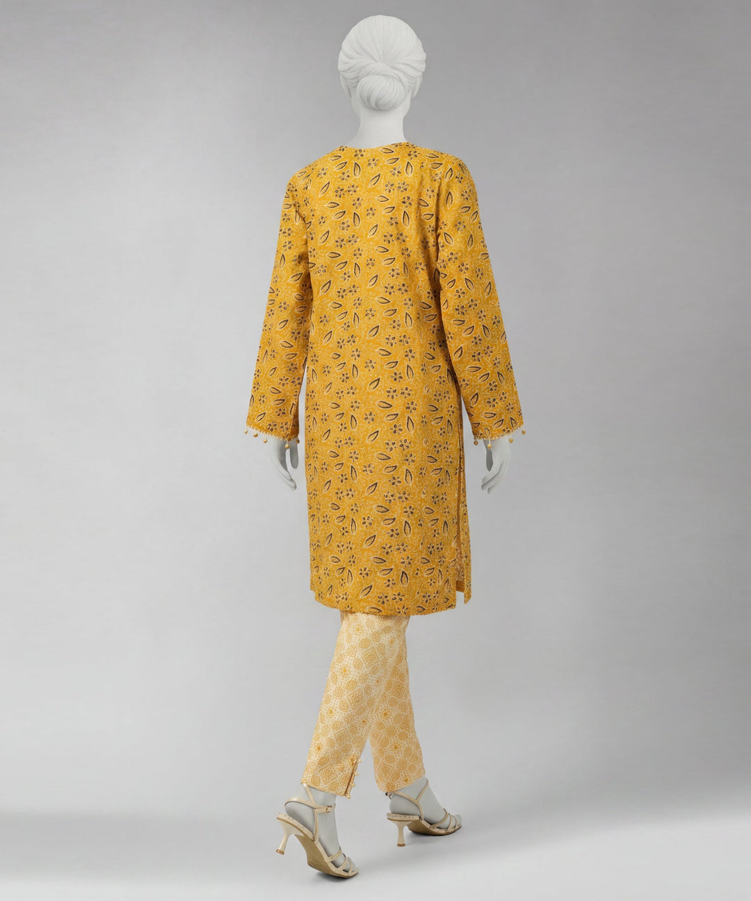 Lawn Multicolor Unstitched Suit - J. Junaid Jamshed